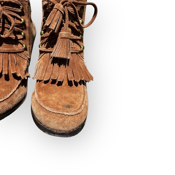 Pegabo suede heeled booties. Size 37 (6.5 US) - Picture 3 of 10